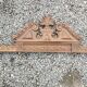 Ancient walnut pediment