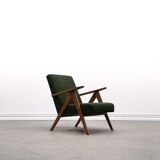 Mid Century Easy Chair Model B - 310 Var in Light Green Buckle