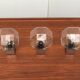 German Vintage Lamps Space Chrome and Glass by Motoko Ishii for Staff