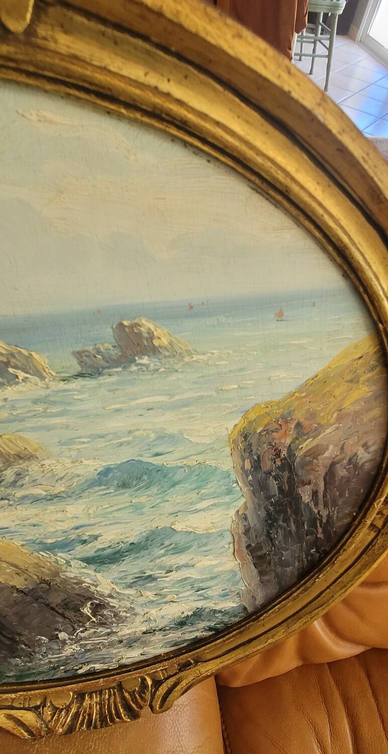 Peinture marine 19eme