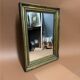 old gold leaf wood mirror