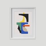 Framed Abstract Collage