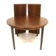 Scandinavian walnut dining table, Sweden, 1960