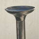 Old silver metal candle holder