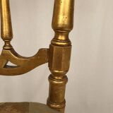 Napoleon III period gilded wood chair
