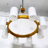 Large Mid-Century Uno & Östen Kristiansson chandelier, by Luxus1960.