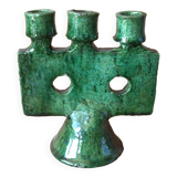 Tamegroute pottery candle holder