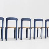 Vintage Bruno Rey dining chairs model 3300 set of 6