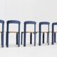 Vintage Bruno Rey dining chairs model 3300 set of 6