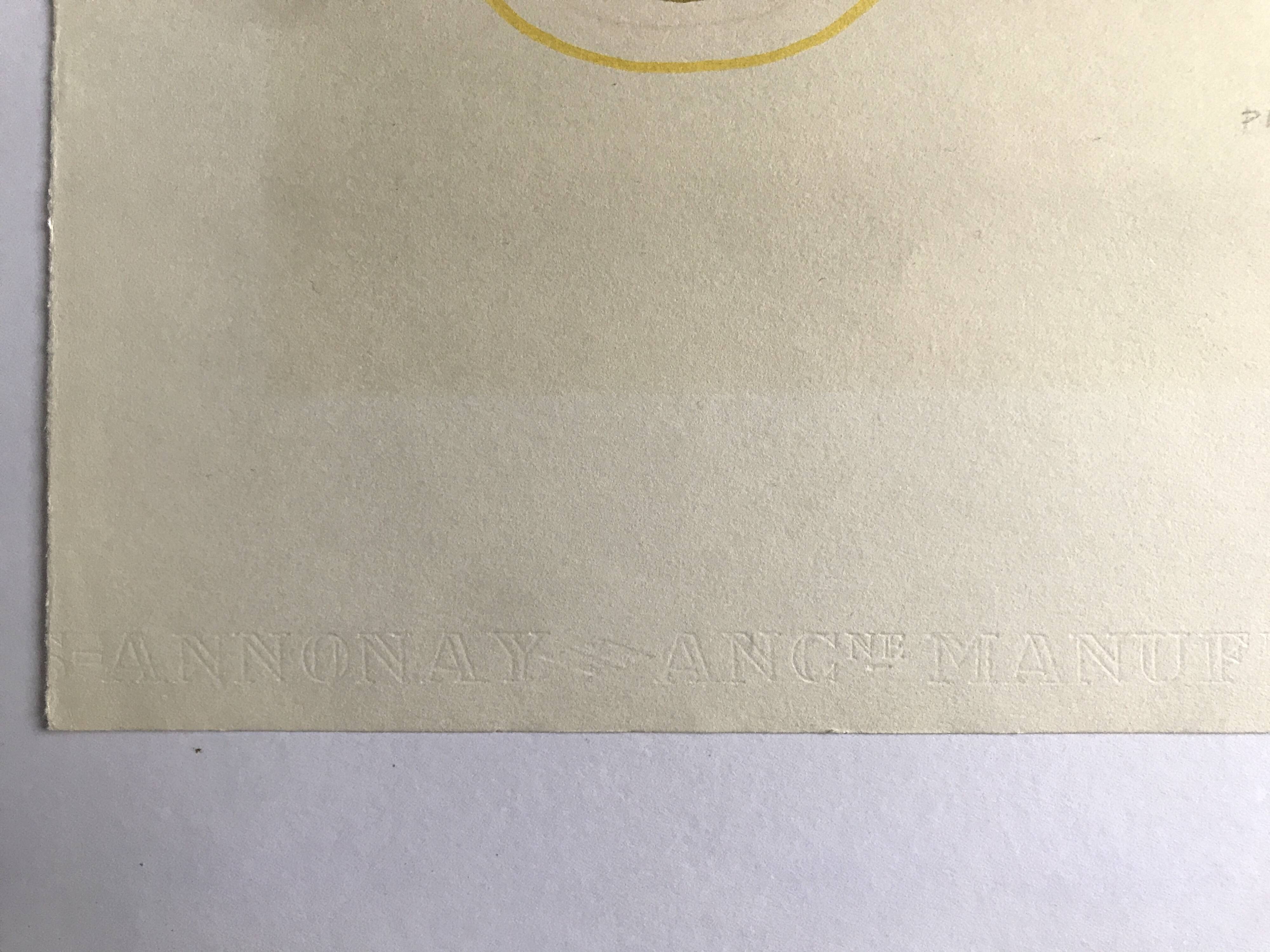 Jean PIAUBERT, Untitled, c. 1960. Original drawing signed in pencil.