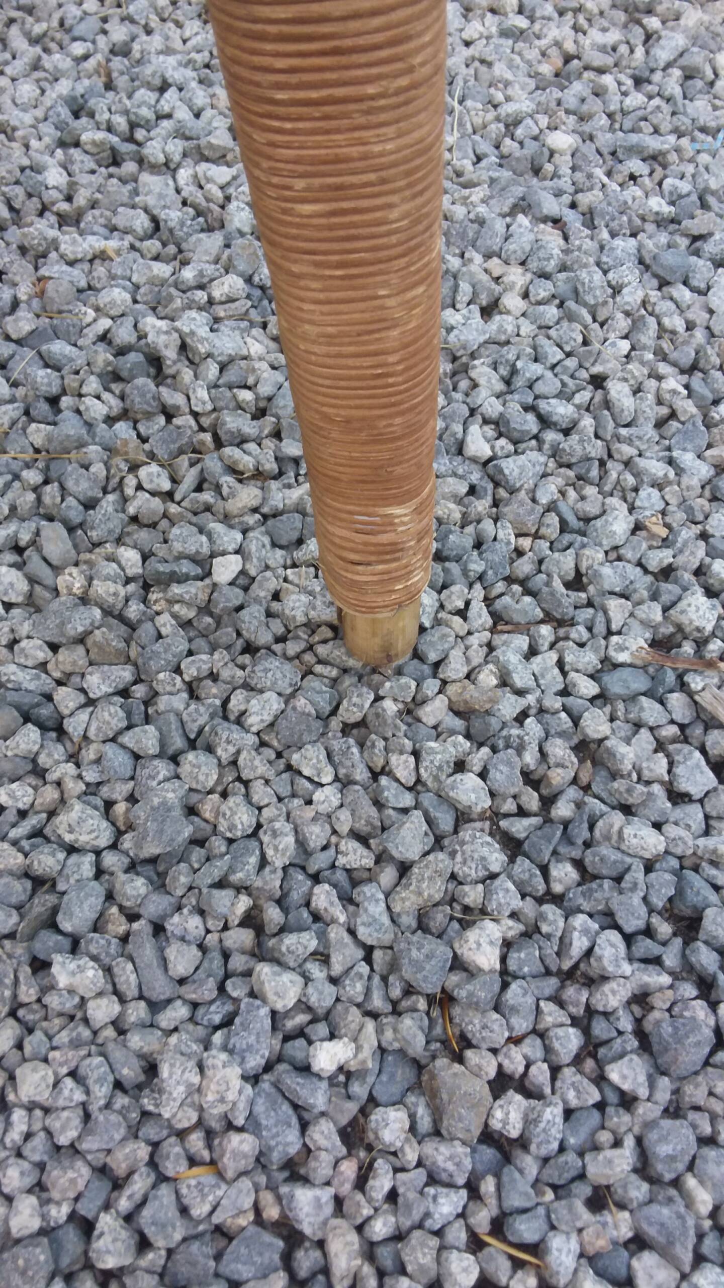 Rattan armchair and rattan coffee table from the 70s