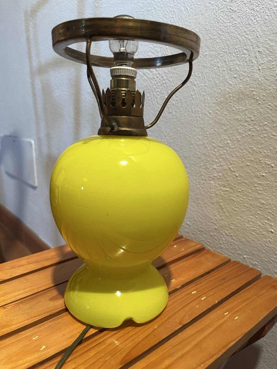 Bedside table lamp, Seguso, murano glass, 1955, italia