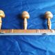 3 wooden coat rack