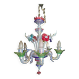 Murano blown glass chandelier