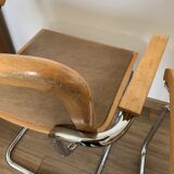 Paire de fauteuils B64 de Marcel Breuer