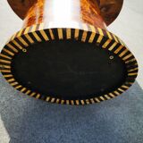 Side table in marquetry