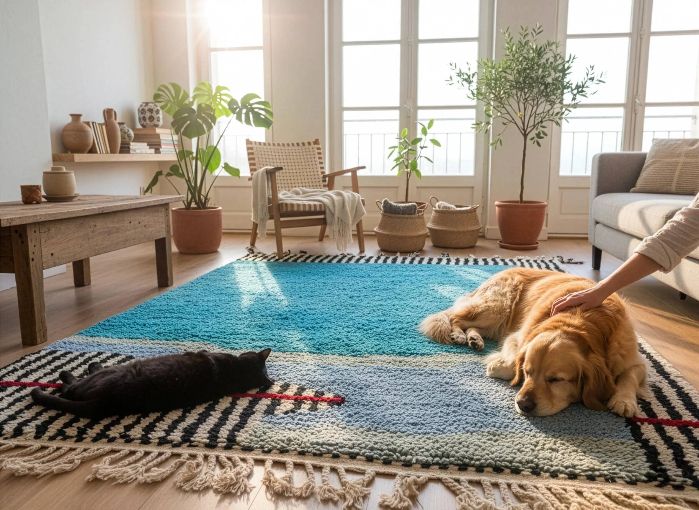 Traditional Berber rug 3x2 m