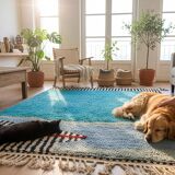 Traditional Berber rug 3x2 m