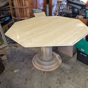 Table de salle a manger plateau en marbre