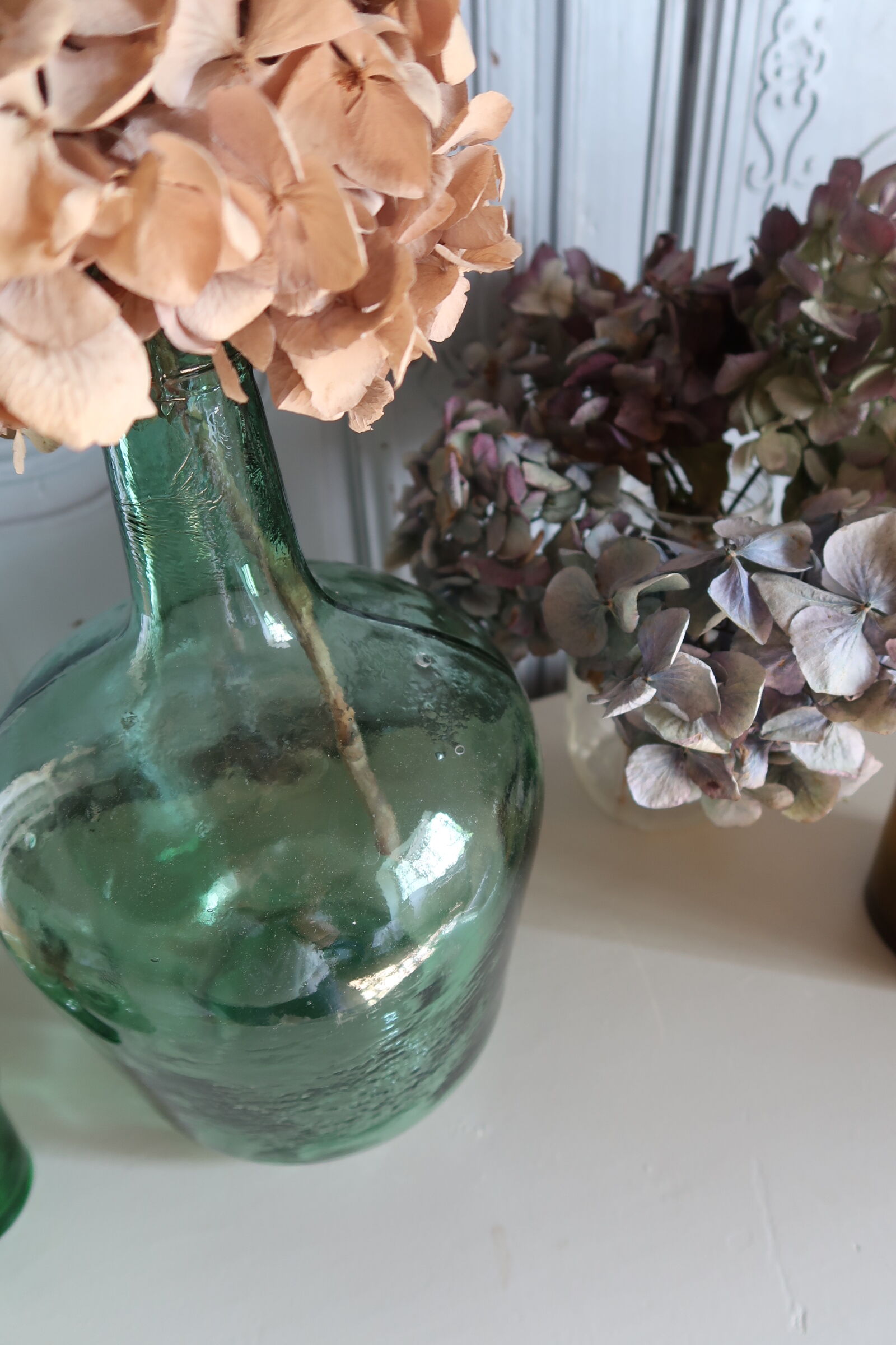 Dame-jeanne en verre verte 5 litres