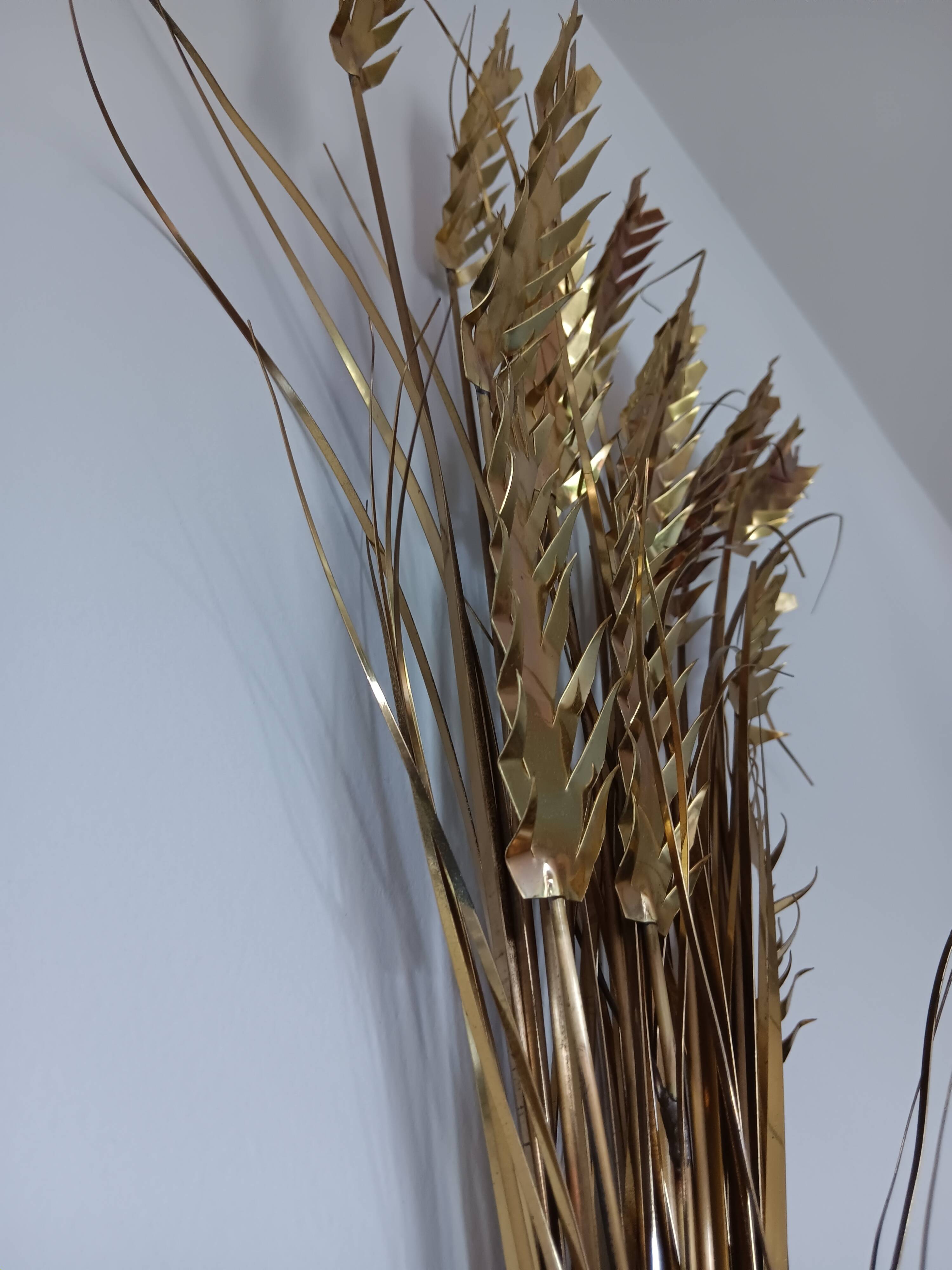 Brass wall sculpture by Daniel D'Haeseleer