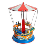 Old tin carousel toy
