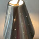 Brushed aluminium design lamp