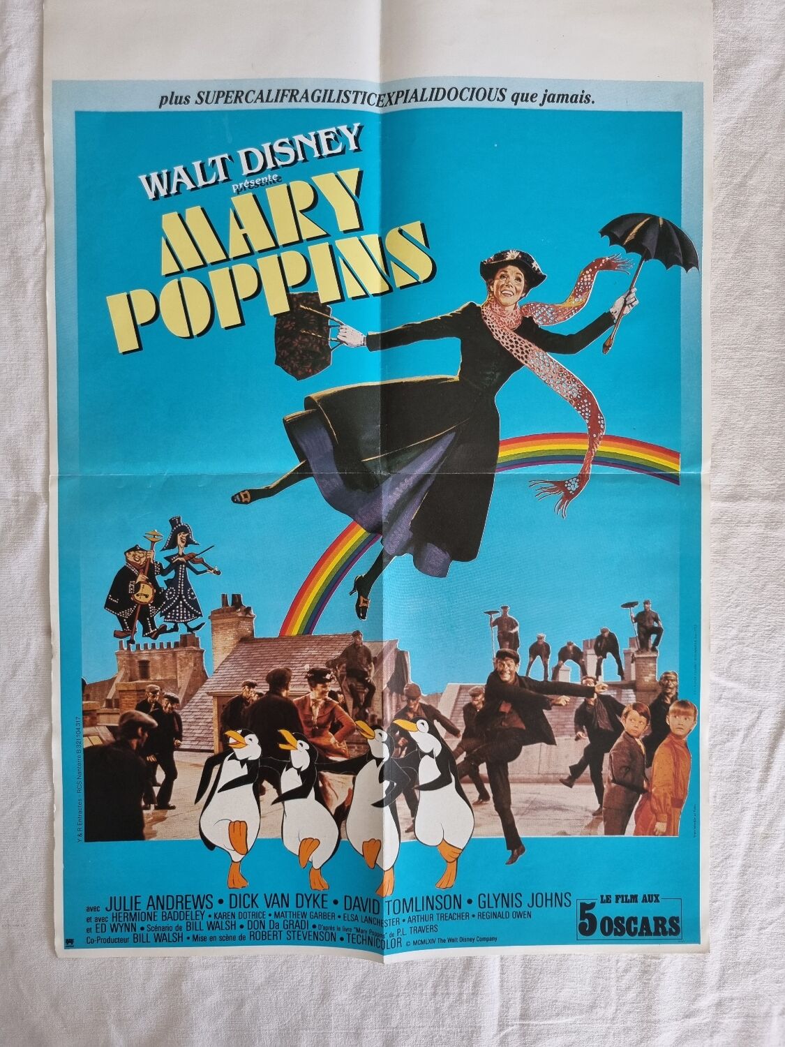 Mary Poppins Original Movie Poster 1965