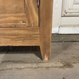 Parisian wardrobe in raw wood