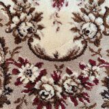 Aubusson-style mechanical carpet in 67x135 cm wool