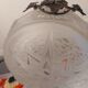Lustre Muller Frères verre opalescent