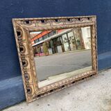 Wooden mirror