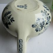 Broc de toilette "joufflu" signé Gien modèle gris-bleu les aubépines