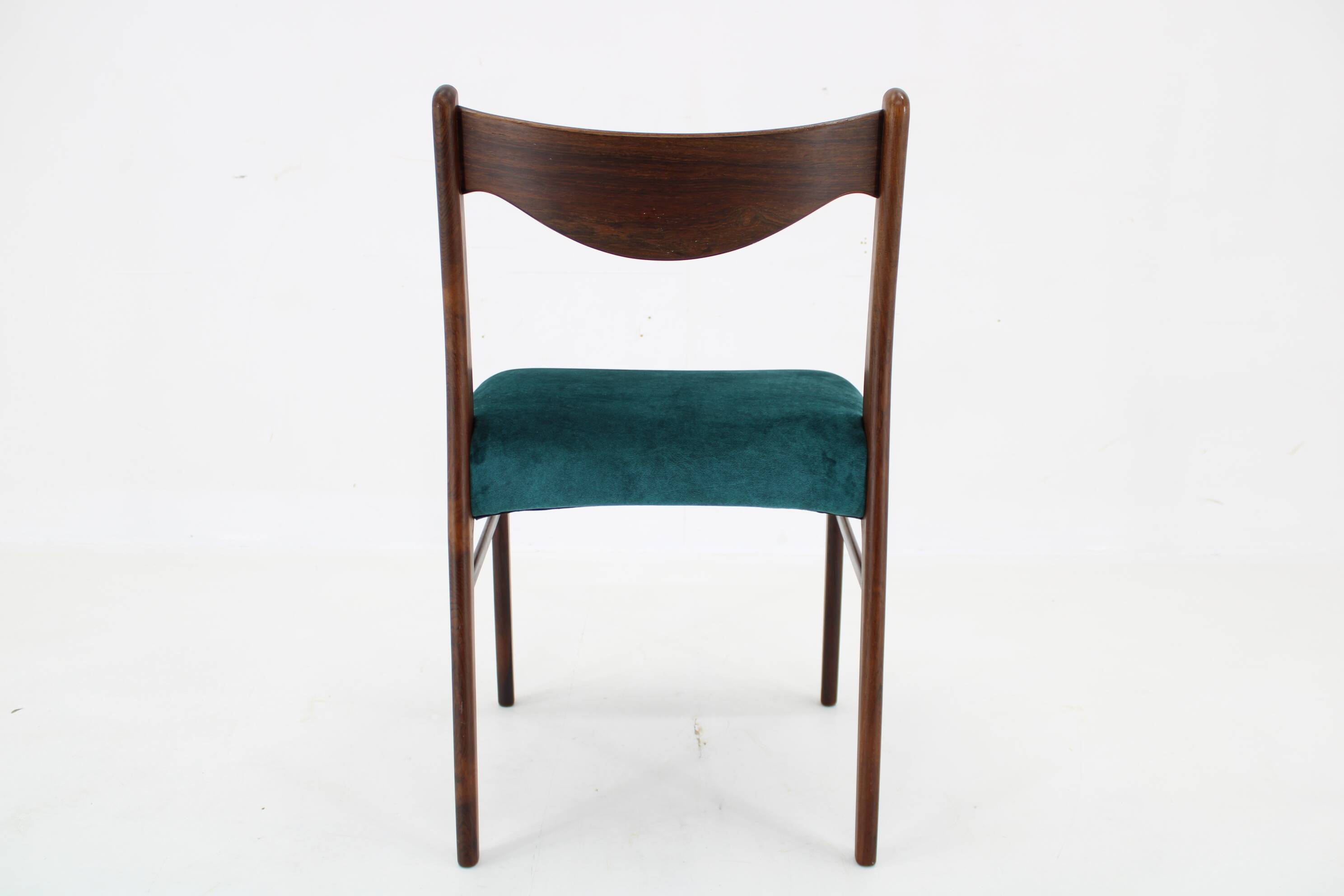 1960s Arne Wahl Iversen Set of Four Dining Chairs for Glyngøre Stolefabrik, Denmark