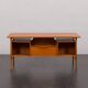 Freestanding teak desk, model 75 Gunni Omann for Omann Jun's Møbelfabrik