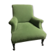 Fauteuil  Napoléon III vert