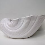 Salad bowl / cache vintage shell pot in earthenware