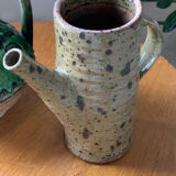 Gustave Tiffoche pyrite stoneware pitcher