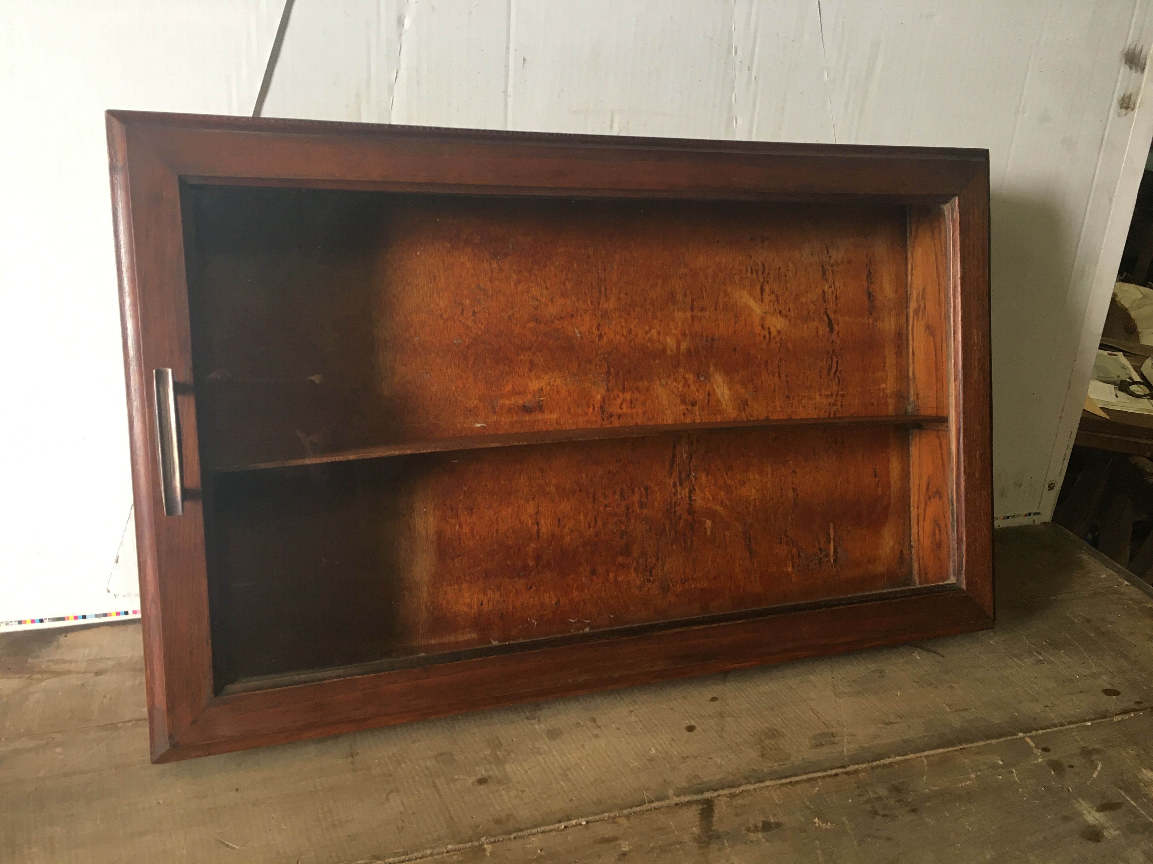 Small shop window oak 50s