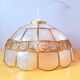 Suspension nacre et laiton 1960