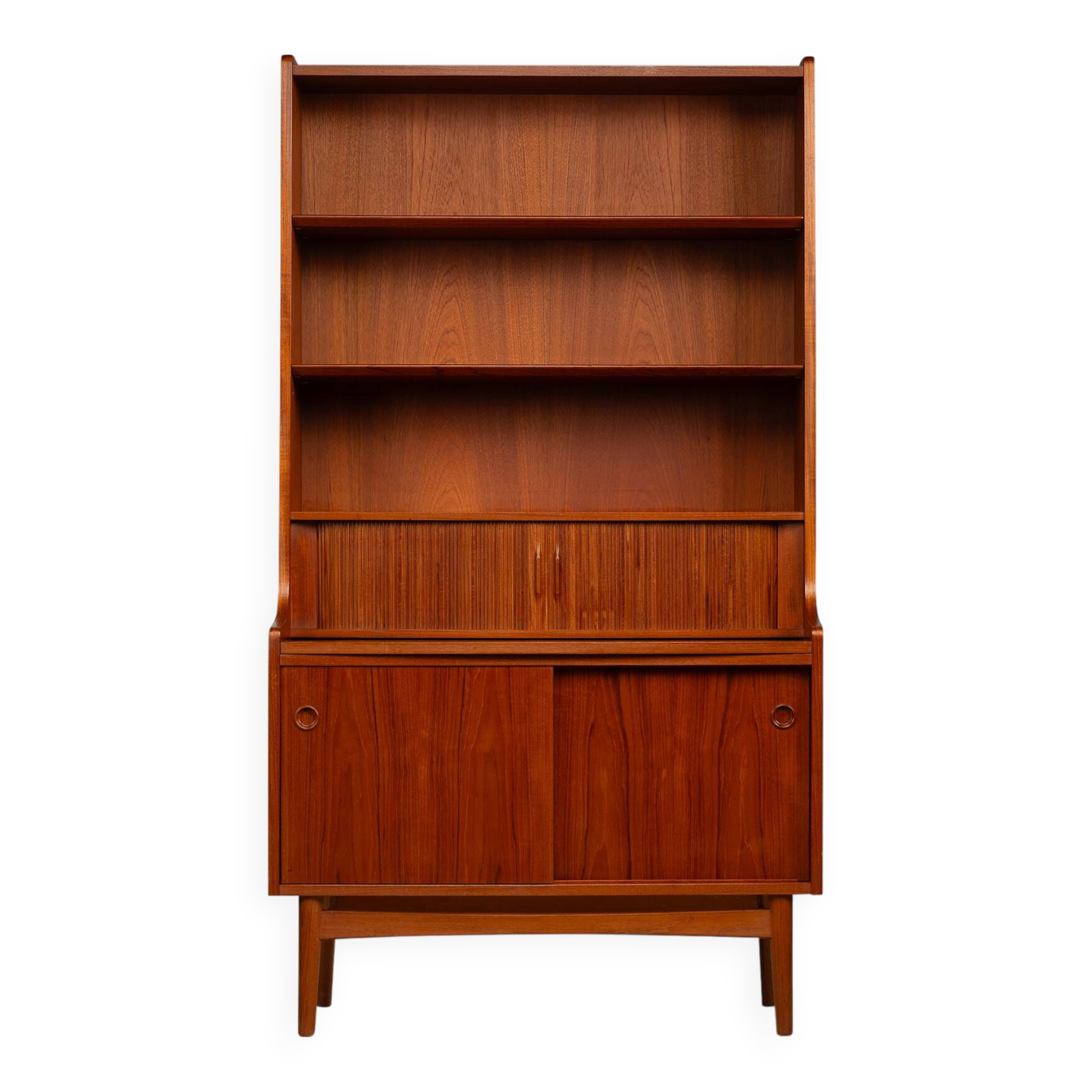 Danish Teak Secretaire by Johannes Sorth for Bornholms Mobelfabrik, 1960s