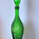 Italian glass bottles Empoli 1970