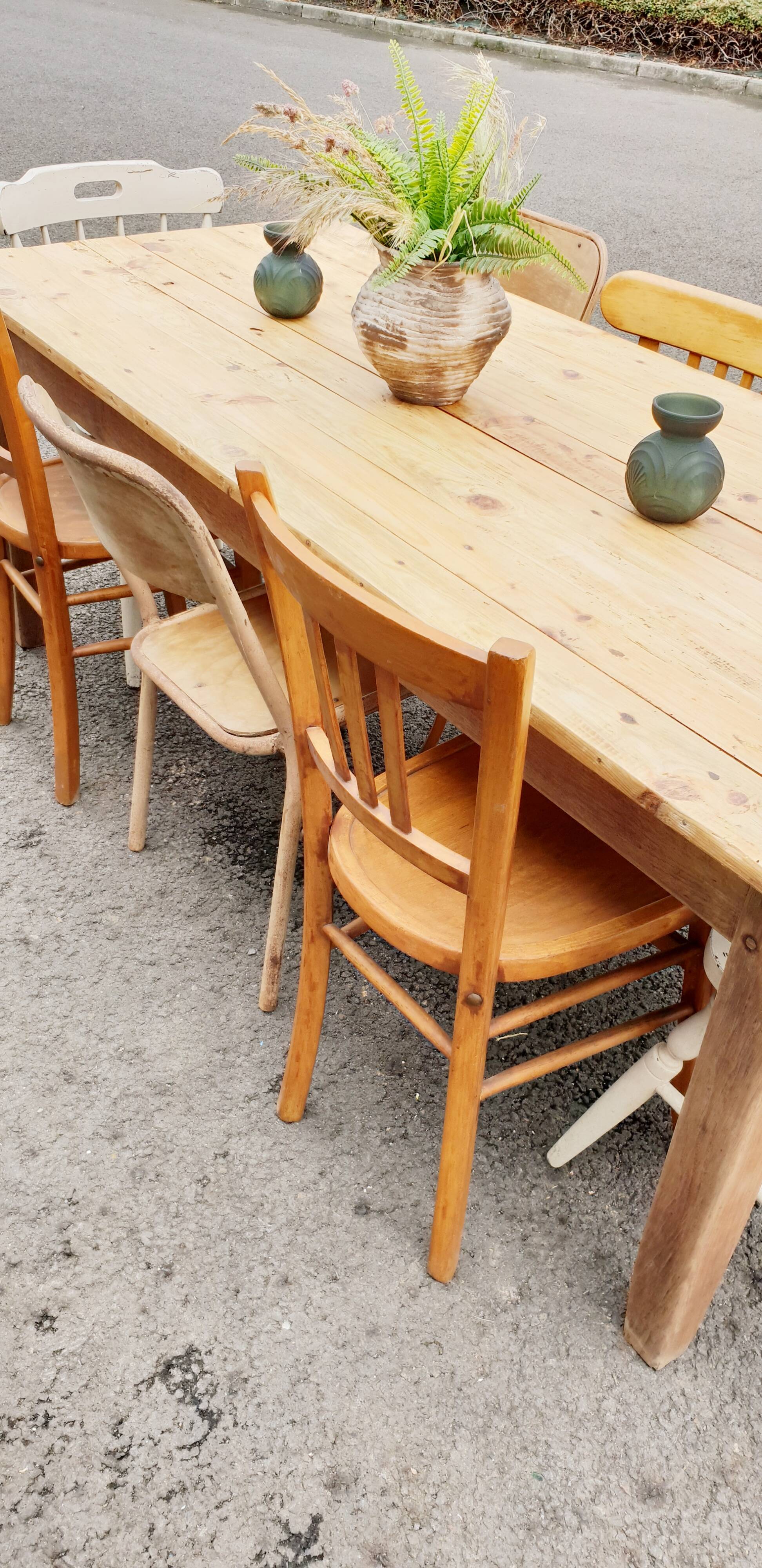Vintage farm table