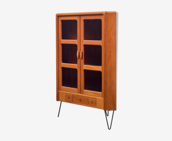 Vitrine années 70, teck