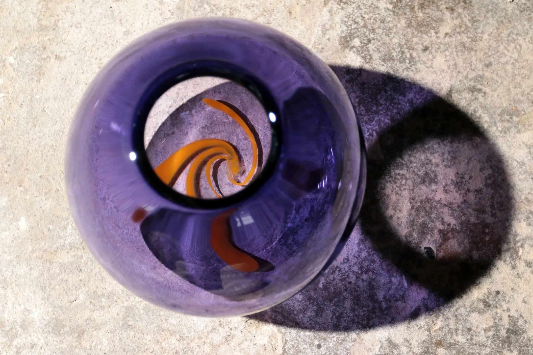 Unica thick-walled vase Roel Olivier Leerdam glass
