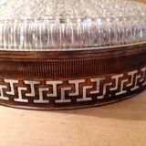 Pair of crystal ceiling lights