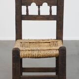 Antique Chair with Rope Seat