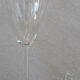 Vintage foot glasses engraved geometric lines (set of 10)