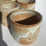 6 Vallauris terracotta cups