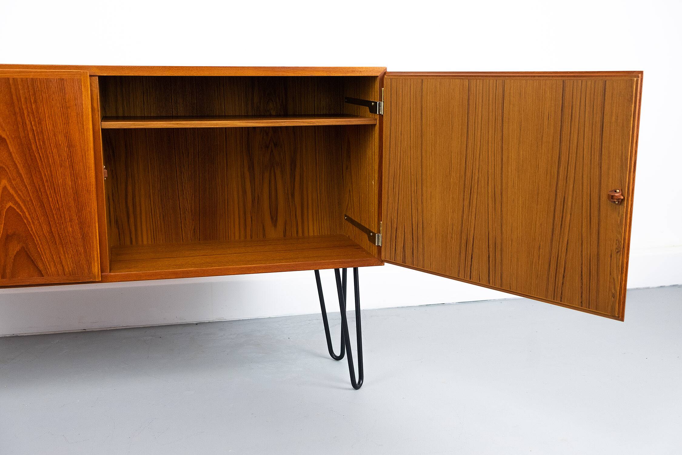 Small Teak Sideboard from Omann Jun, 1960s